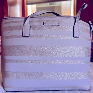 Pink glitter Kate spade bag